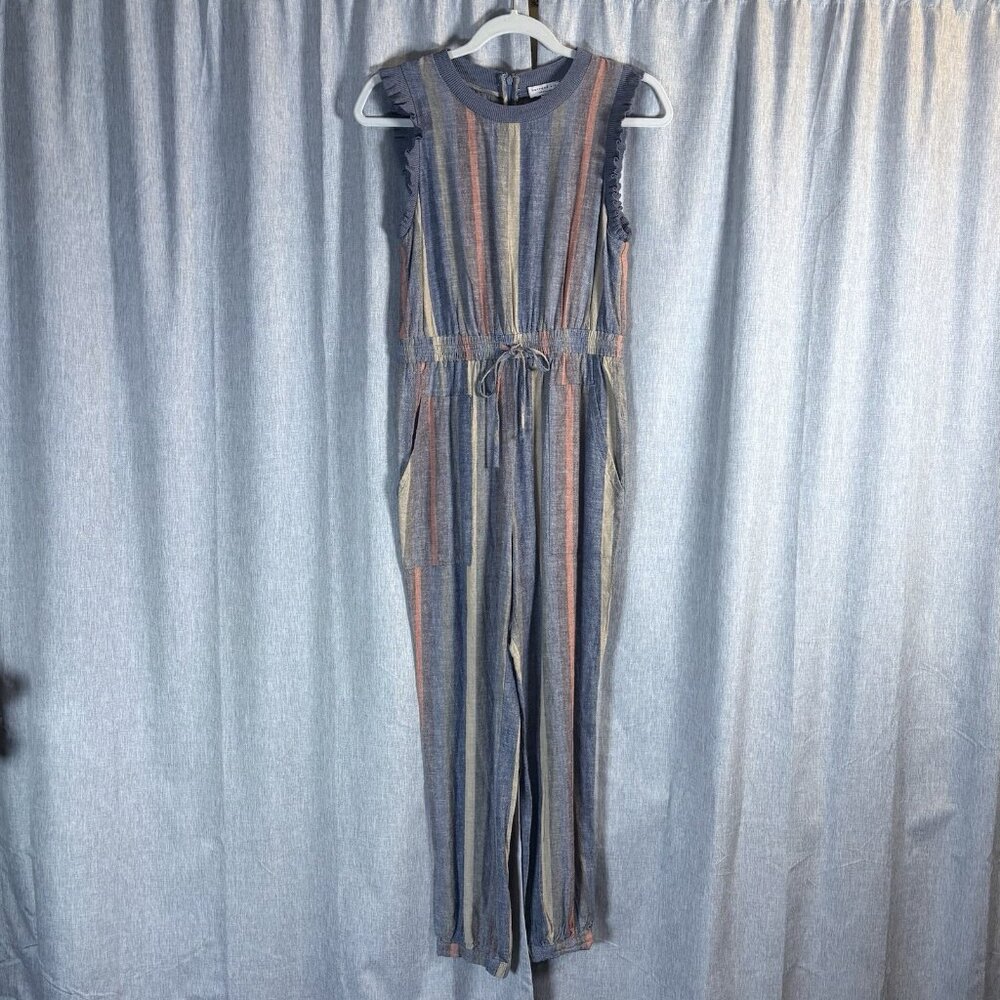 Current Air Jumpsuit Womens X-Small Linen Blend Boho Festival Outdoor Casual‎